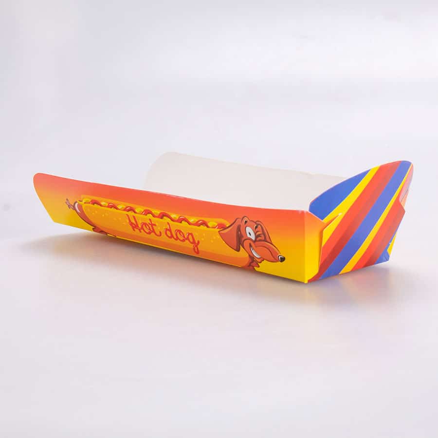 Charola Impresa Para Hot-Dog 25×5.5×3 Cm
