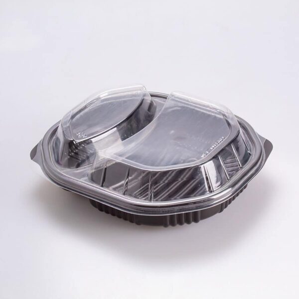 Contenedor de Comida Caliente 2 Div 24x21x6.5 Cm