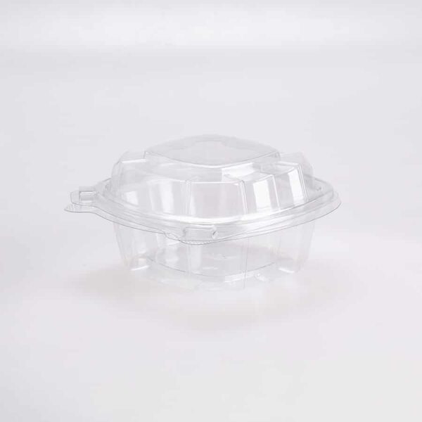 Contenedor Corte Diamante Pet 14x14x6 Cm