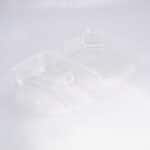 Domo Transparente Grande 3 Div 22.5x18x8.5 Cm