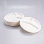 Plato 3 div Redondo 25 Cm Bio 125 Pz