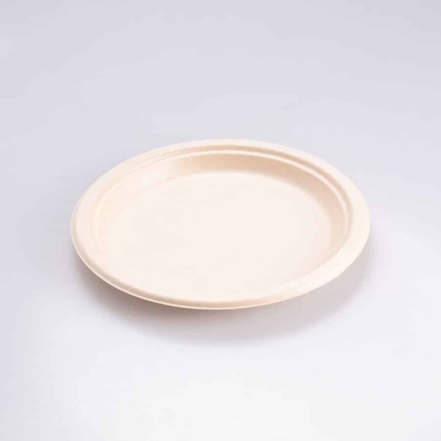 Plato Redondo Liso Nat Bosco Bio 22.5 Cm 10 Pz