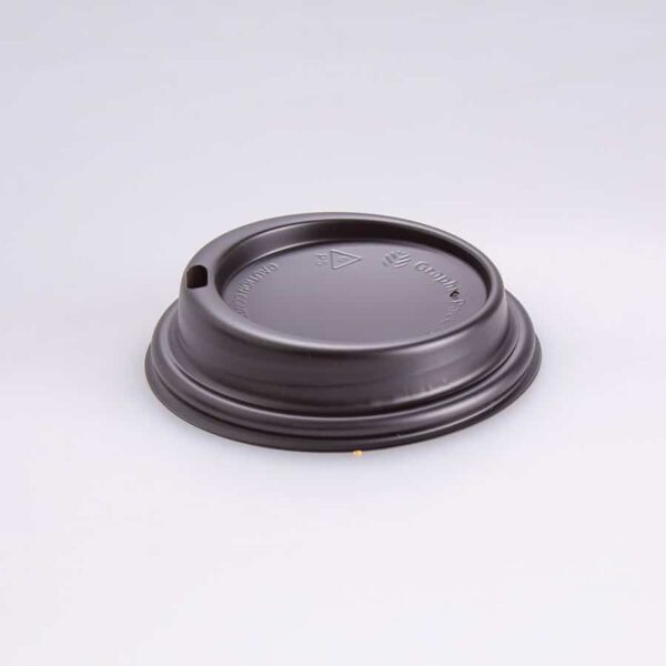 Tapa Domo Negra para Vaso 10 Oz I. Paper 100 Pz