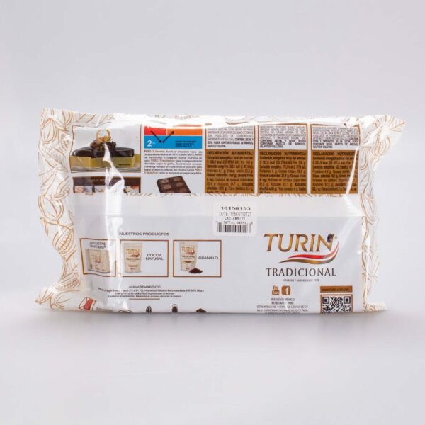 Marqueta Chocolate Semiamargo Turín 1 Kg