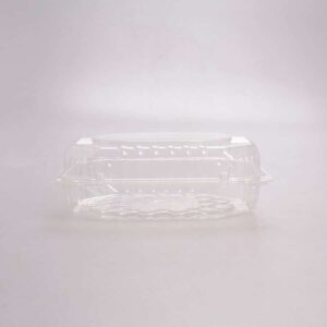 Contenedor Transparente Rectangular Chico 16x13.5x4 Cm