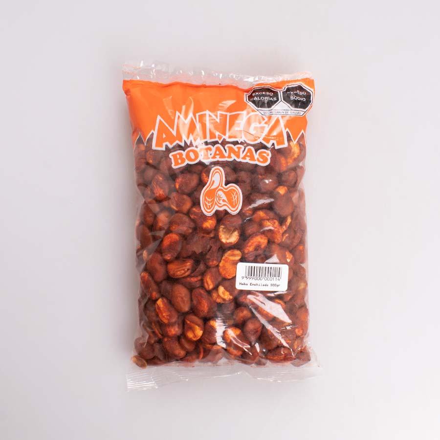 Botana Haba Enchilada Aminega 900 Gr