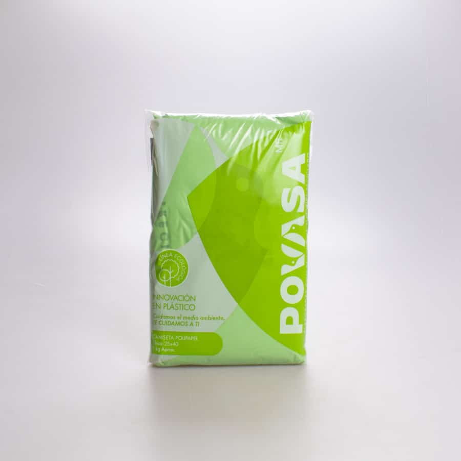 Bolsa Asa Polipapel Color #1 (25×40) Povasa 1 Kg
