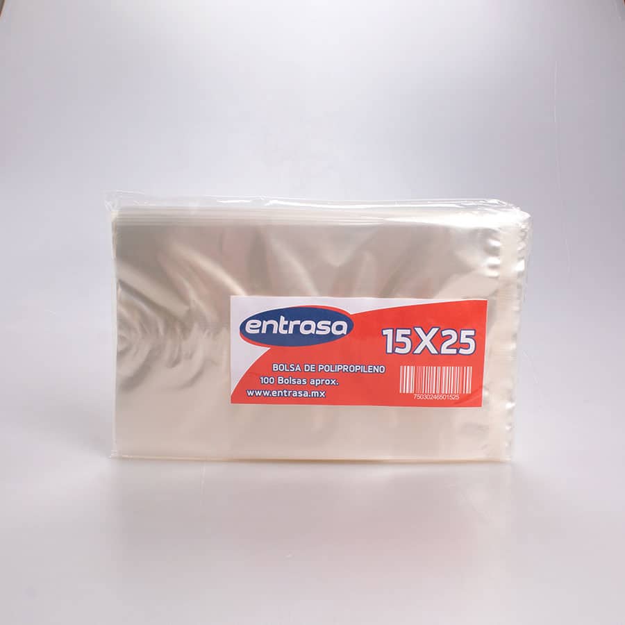 Bolsa de Celofán 15×25 Cm 100 Pz