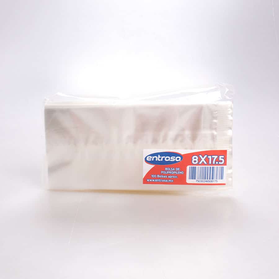 Bolsa de Celofán 8×17.5 Cm 100 Pz
