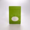 Bolsa de Papel Verde C/Ventana 15.2x23x8 Cm