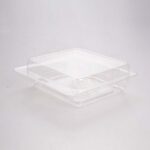 Domo Transparente 14x14x3 Cm Inix