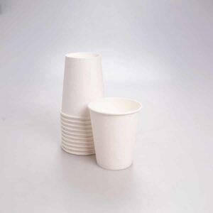 Vaso Blanco de Papel 12 Oz I. Paper 50 Pz