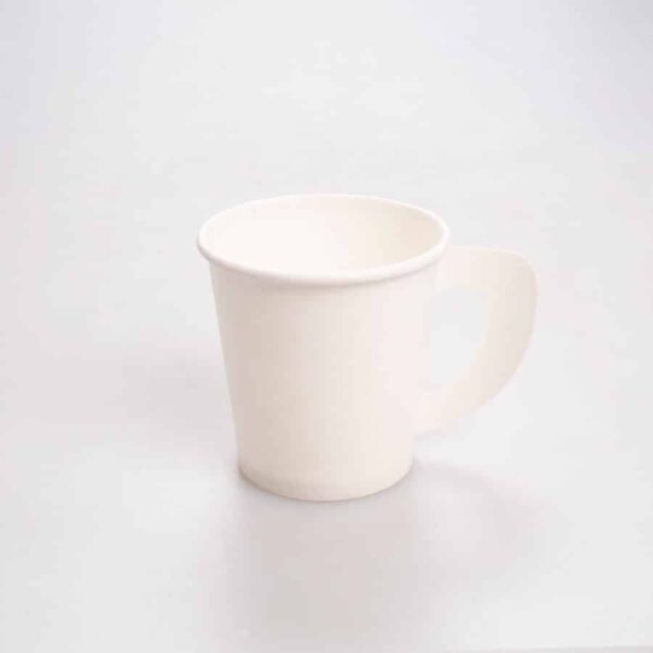 Vaso Blanco de Papel 4 Oz C/Asa I. Paper 50 Pz