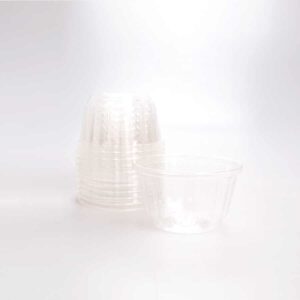 Vaso Cristal #24 Costilla Magno Plástica 50 Pz