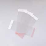 Bolsa de Celofán 10×20+3+3 Cm Adhesiva 100 Pz