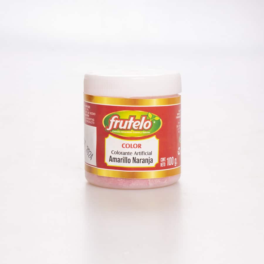 Colorante Amarillo Naranja SaboFrut 100 Gr