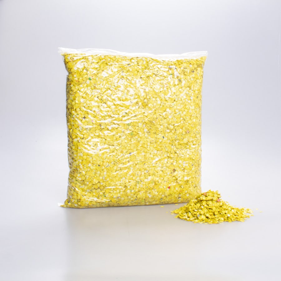 Confeti Amarillo para Decorado 1 Kg