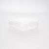 Contenedor Pet Transparente 14x14x7 Cm WOW