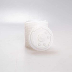 Tapa Plástica Plana Vaso 12 Oz Bebida Fría I. Paper 100 Pz