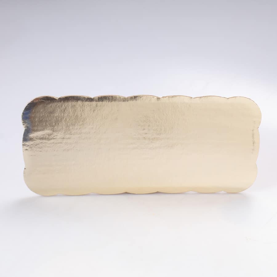 Base de Cartón Dorada 15×35 Cm