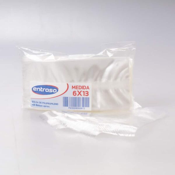 Bolsa de Celofán 6x13 Cm 100 Pz
