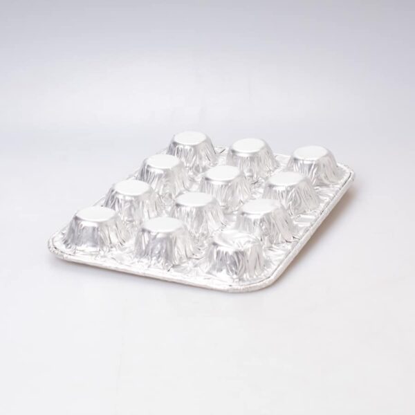 Molde Muffin Pequeño de Aluminio 12 Cav