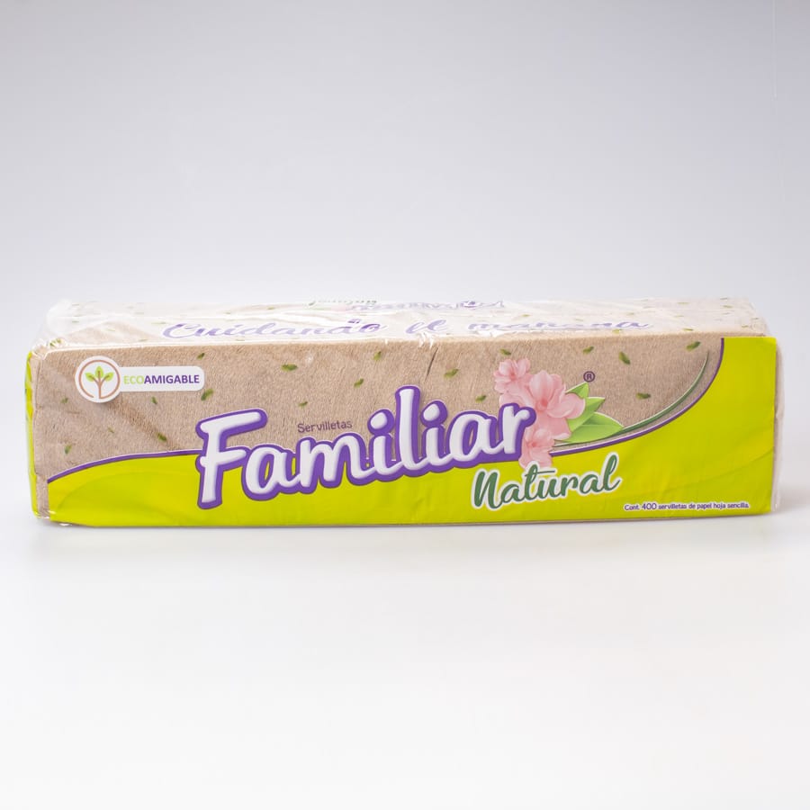 Servilleta Natural Familiar 400 Pz