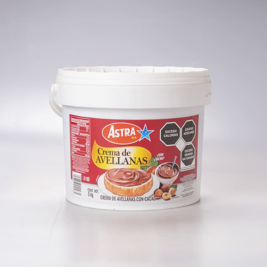 Crema de Avellana Cubeta 3 Kg