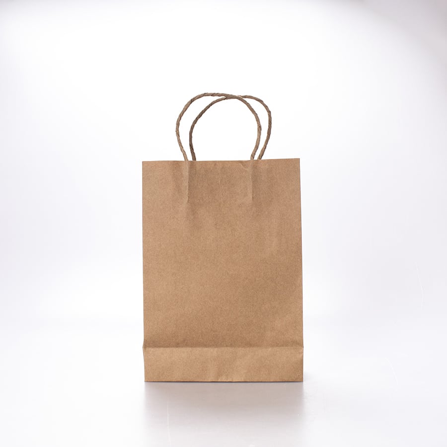 Bolsa con Asa Kraft Mediana 12 Pz