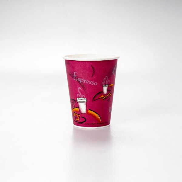 Vaso de Papel Rojo 12 Oz SOLO 50 Pz