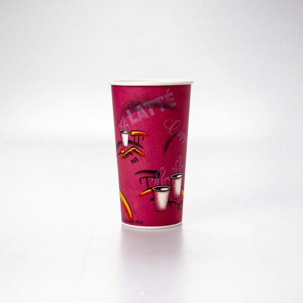 Vaso de Papel Rojo 20 Oz SOLO 40 Pz