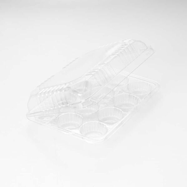 Contenedor Mini Muffin Trans 12 Cav Galvanotek