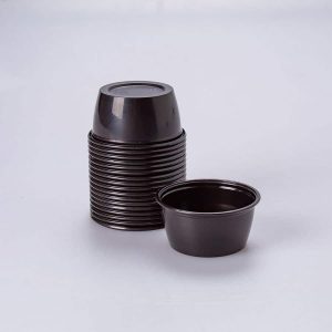 Vaso Souffle Negro 2 Oz I. Paper 250 Pz