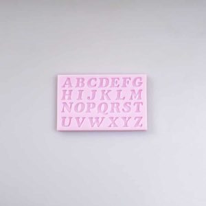Molde Abecedario Molde de Silicón