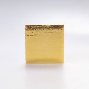 Base de Cartón Dorada 10x10 Cm