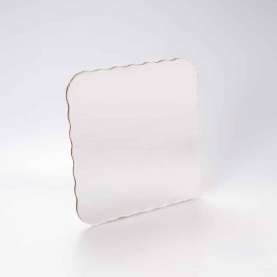 Base de Cartón Plateada 23x23 Cm