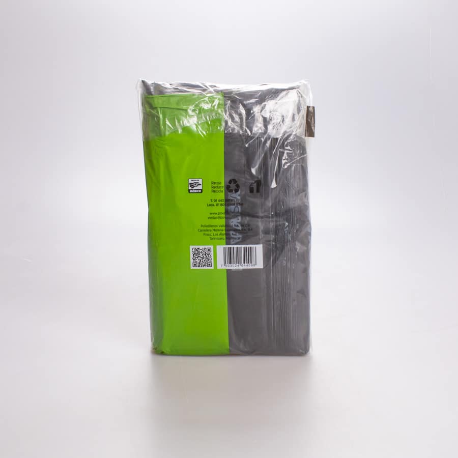 Bolsa Asa Polipapel Negra #2 (25x50) Povasa 1 Kg