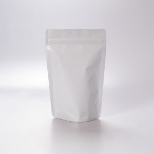Bolsa Trilaminada Blanca Zipper 250 Gr