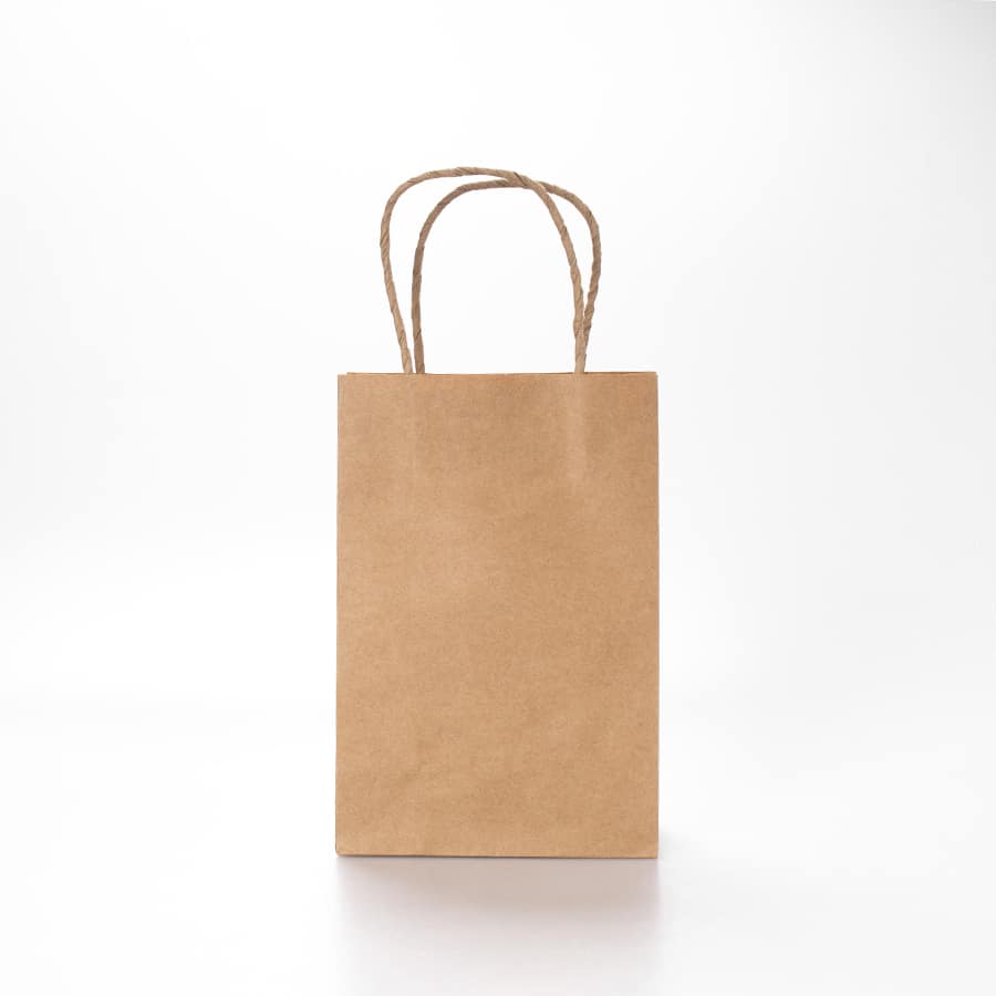 Bolsa con Asa Kraft Chica 12 Pz