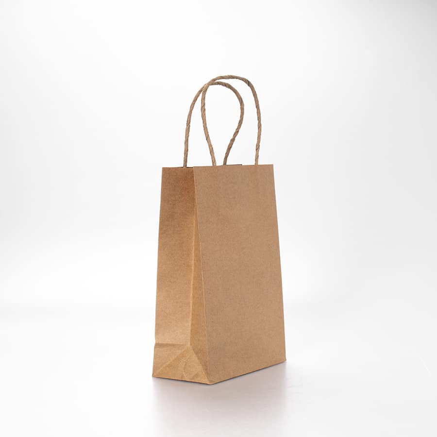 Bolsa con Asa Kraft Chica 12 Pz