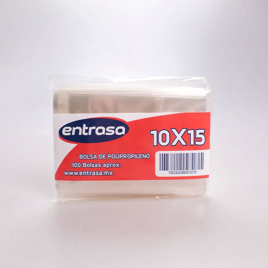 Bolsa de Celofán 10x15 Cm 100 Pz