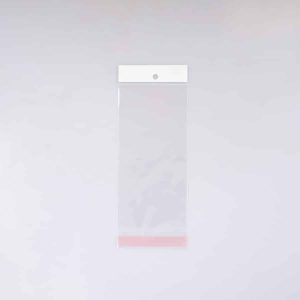 Bolsa de Celofán 10x20+3+3 Cm Adhesiva 100 Pz