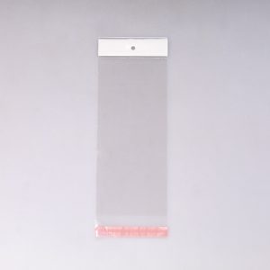 Bolsa de Celofán 10x22+3+3 Cm Adhesiva 100 Pz