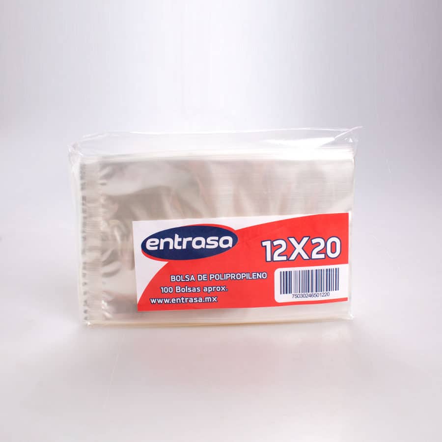 Bolsa de Celofán 12x20 Cm 100 Pz