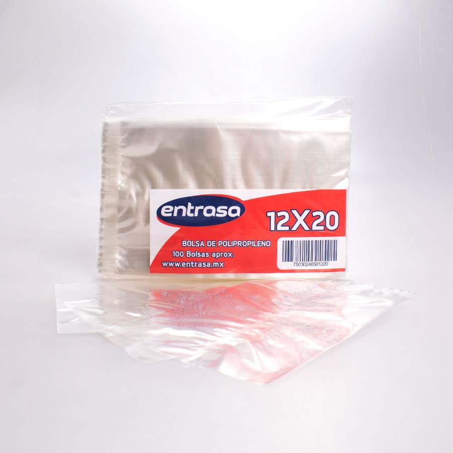 Bolsa de Celofán 12x20 Cm 100 Pz