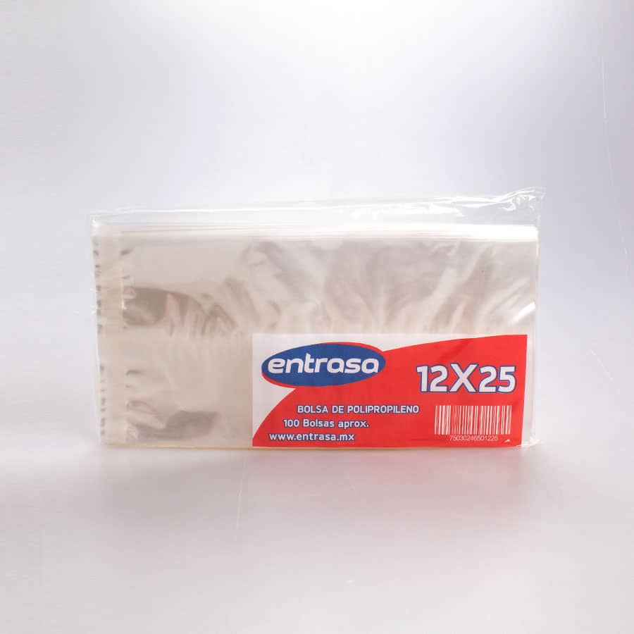 Bolsa de Celofán 12x25 Cm 100 Pz