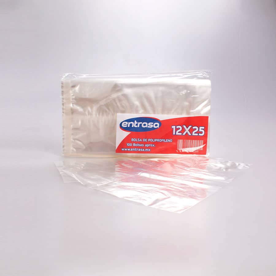 Bolsa de Celofán 12x25 Cm 100 Pz