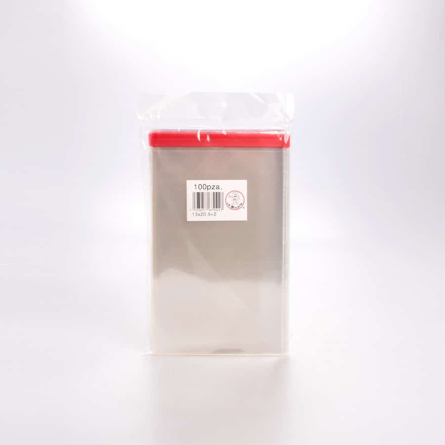 Bolsa de Celofán 13x20.5+2 Cm Adhesiva La Bolsita 100 Pz