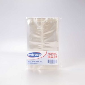 Bolsa de Celofán 14x25 Cm 100 Pz