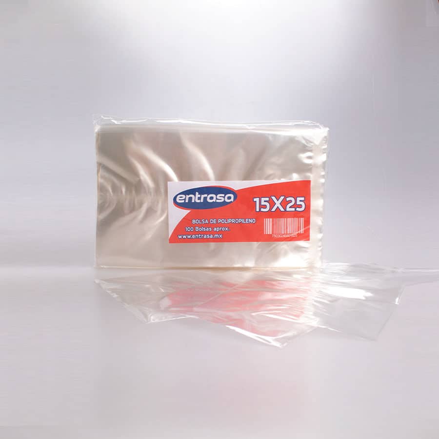 Bolsa de Celofán 15x25 Cm 100 Pz
